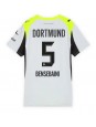 Borussia Dortmund Ramy Bensebaini #5 Replika Borta Kläder Dam 2025-26 Kortärmad